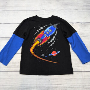 5T Garanimals Rocket Graphic Layered Tee